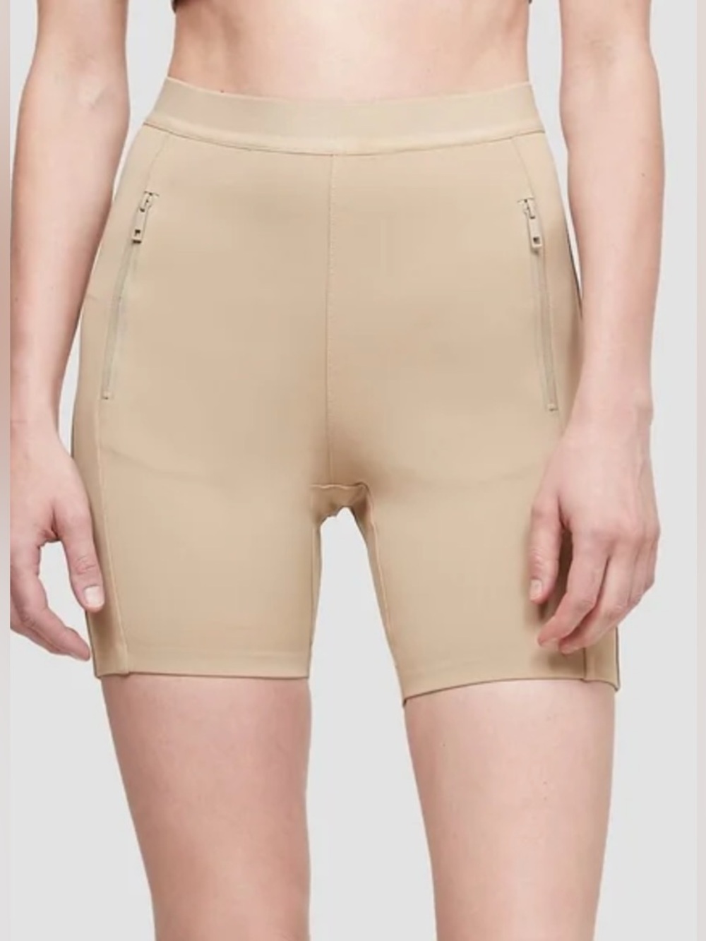 Tan Bike Shorts XS
